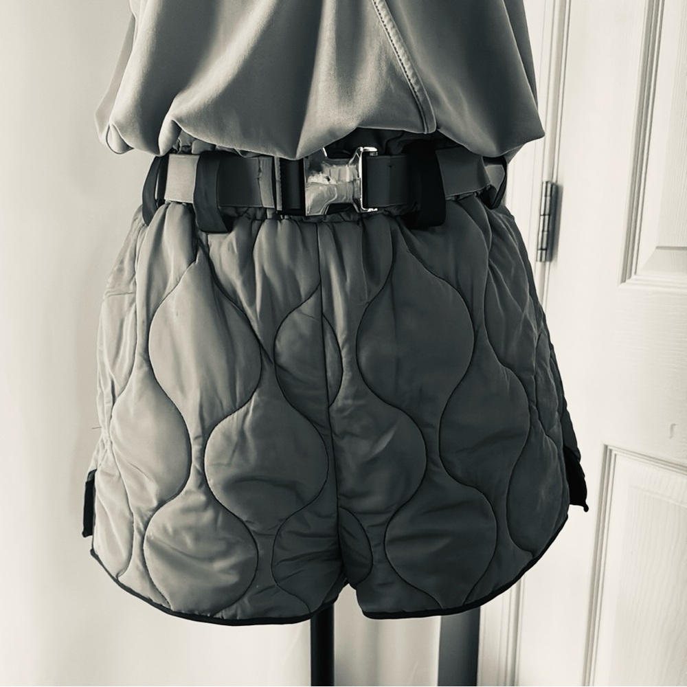 Quilted Tan Women's Shorts